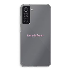kwetsbaar: Samsung Galaxy S21 FE Transparant Hoesje
