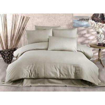 Beddengoedset - 1 dekbedovertrek 220x240 cm + 2 kussenslopen 60x60 cm - 80% katoen, 20% polyester - Cappuccino