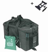 Bagagedragertas Basil Discovery 365D MIK 9 liter 34 x 16 x 18 cm - zwart