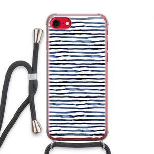 Verrassende lijnen: iPhone SE 2020 Transparant Hoesje met koord