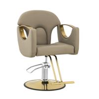 Kappersstoel met voetsteun - 53 - 64 cm - 180 kg - beige