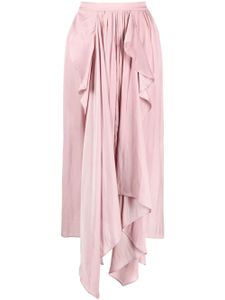 Zadig&Voltaire jupe asymétrique Jeb à design drapé - Rose