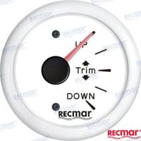 Voltímetros y posición trim RECKY09314 - INDICADOR POSICION TRIM 160-10º BLANCO