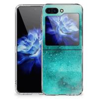 Smartphone hoesje Samsung Galaxy Z Flip 5 Painting Blue