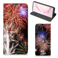 Samsung Galaxy Note 10 Lite Hippe Standcase Vuurwerk - thumbnail