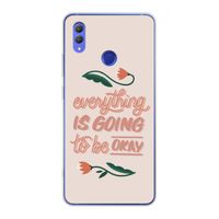 Optimistic flower girl: Honor Note 10 Transparant Hoesje