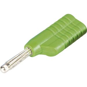 Schnepp S 4041 L gr Pluimstekker Stekker, recht Stift-Ø: 4 mm Groen 1 stuk(s)