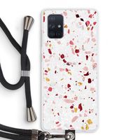Terrazzo N°9: Samsung Galaxy A71 Transparant Hoesje met koord