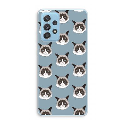 It's a Purrr Case: Samsung Galaxy A73 Transparant Hoesje
