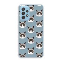 It's a Purrr Case: Samsung Galaxy A73 Transparant Hoesje