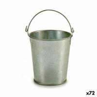 Ibergarden A60262-B Zilverkleurig Zink Kubus 15,5 x 11 x 11 cm (72 Stuks)