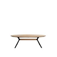 Light&living Eettafel 240x100x76 cm NORI eiken hout naturel-zwart