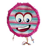 Pinata lachgezicht roze Pinata lachgezicht roze