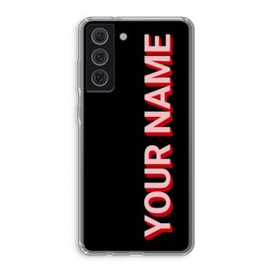 Namecase: Samsung Galaxy S21 FE Transparant Hoesje