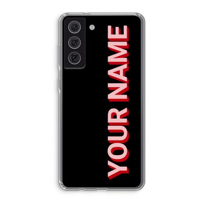 Namecase: Samsung Galaxy S21 FE Transparant Hoesje