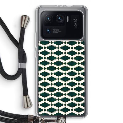 Moroccan tiles: Xiaomi Mi 11 Ultra Transparant Hoesje met koord
