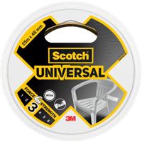 Scotch ducttape Universal, ft 48 mm x 25 m, wit