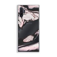 Roze stroom: Samsung Galaxy Note 10 Plus Transparant Hoesje