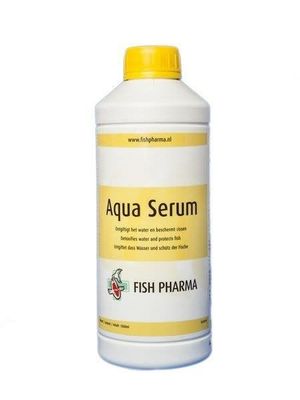 Fish Pharma Aqua Serum 1L - Verheldert Water & Beschermt Visslijmhuid in Vijvers