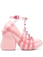 Jean Paul Gaultier x Melissa escarpins Punk Loveb à plateforme - Rose - thumbnail