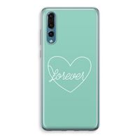 Forever heart pastel: Huawei P20 Pro Transparant Hoesje