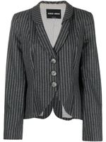 Giorgio Armani Pre-Owned blazer à revers cranté (années 1990) - Gris