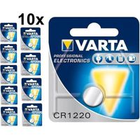 Varta Professional Electronics CR1220 6220 35mAh 3V knoopcelbatterij - 10 stuks - thumbnail