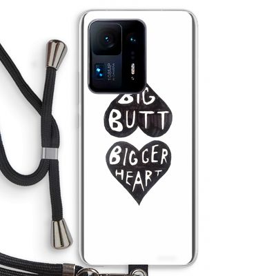 Big butt bigger heart: Xiaomi Mi Mix 4 Transparant Hoesje met koord