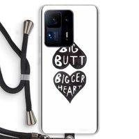 Big butt bigger heart: Xiaomi Mi Mix 4 Transparant Hoesje met koord