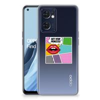 OPPO Reno 7 5G | Find X5 Lite | Sillicone Back Cover | Popart Princess