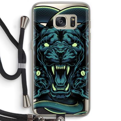 Cougar and Vipers: Samsung Galaxy S7 Transparant Hoesje met koord
