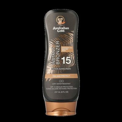 Australian Gold Lotion met bronzer SPF15 237 Milliliter