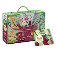 Rebo Publishers Boom vol dieren - boek + puzzel