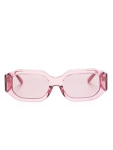 The Attico x The Attico lunettes de soleil rectangulaires Blake - Rose