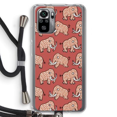 Mammoet: Xiaomi Redmi Note 10S Transparant Hoesje met koord