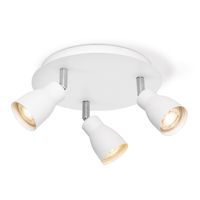 Light depot - LED opbouwspot Alba 3 lichts Ø 22 cm - wit - Outlet