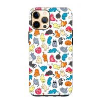Kleurrijke katten: iPhone 12 Pro Max Tough Case