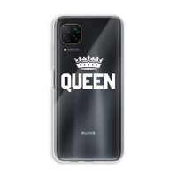 Queen zwart: Huawei P40 Lite Transparant Hoesje