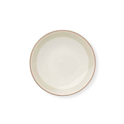 DIBBERN - Capri Coupe - Gebakbordje 17cm Khaki/Rose