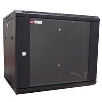 WP Rack WPN-RWB-12606-B Wandbehuizing Glasdeur 12U Zwart - 600x635x600mm (BxHxD) - thumbnail