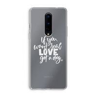Partner in crime: OnePlus 8 Transparant Hoesje