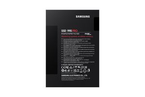 Samsung 990 PRO 1 TB NVMe/PCIe M.2 SSD 2280 harde schijf PCIe NVMe 4.0 x4 Retail MZ-V9P1T0BW