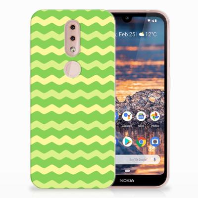 Nokia 4.2 | TPU bumper | Waves Green