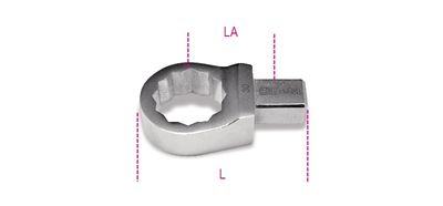 HAZET Bandenlichter 653 · Lengte: 456 mm