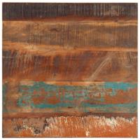 Tafelblad vierkant 25-27 mm 60x60 cm massief gerecycled hout