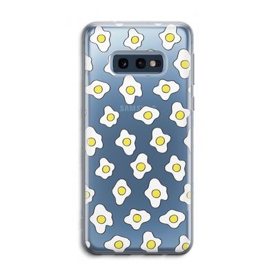 Spiegeleitjes: Samsung Galaxy S10e Transparant Hoesje