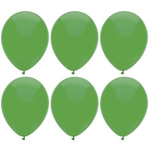 Ballonnen verjaardag/thema feest - 200x stuks - groen - 29 cm