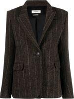 MARANT ÉTOILE blazer Kerstin boutonné en laine - Marron