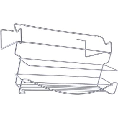 Metaltex uitklapbaar kruidenrekje 40x28x33 cm zilver