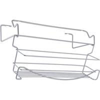 Metaltex uitklapbaar kruidenrekje 40x28x33 cm zilver